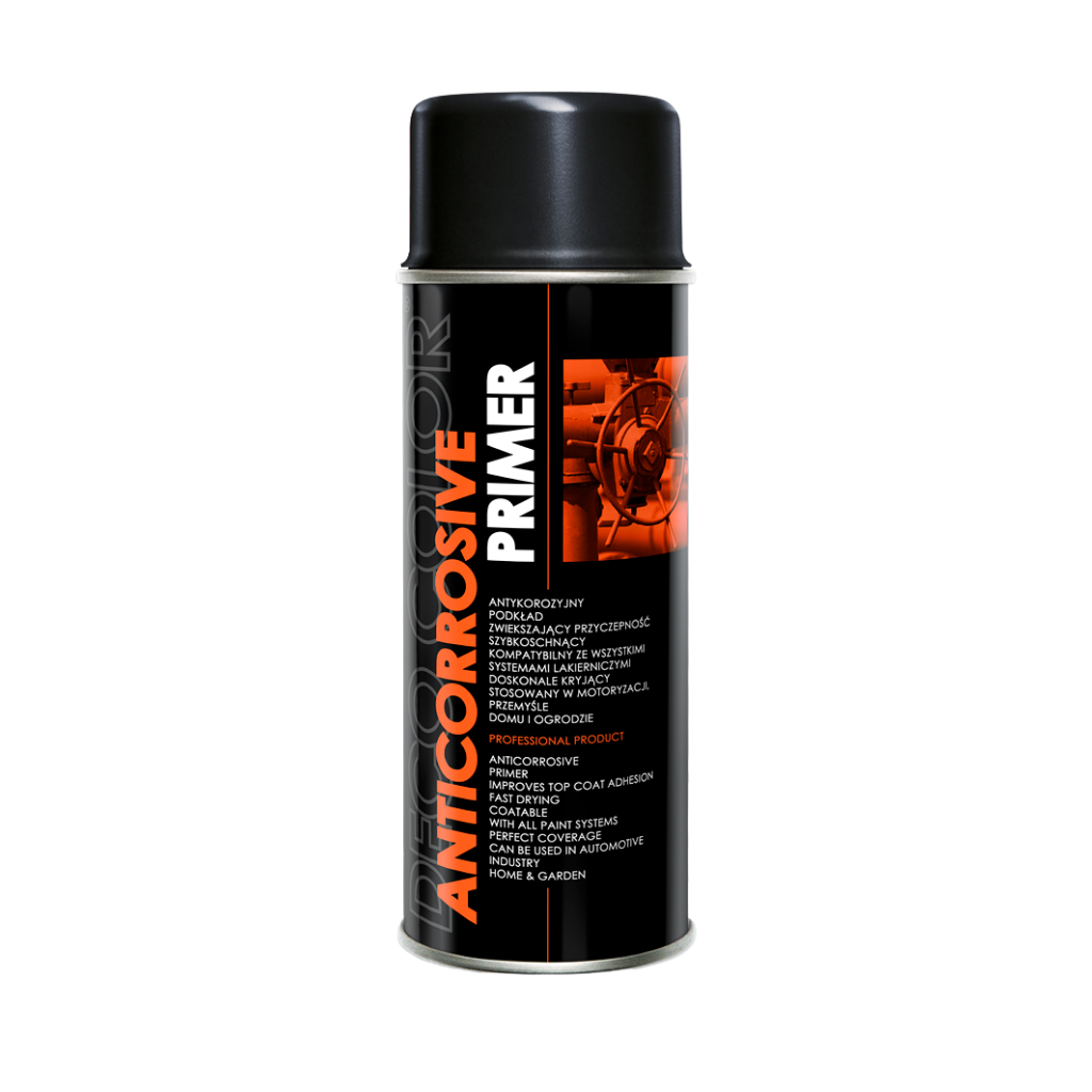 Anti-corrosive Primers Black, White, Grey, Red 400ml, FDK Distribution, Nationwide Delivery